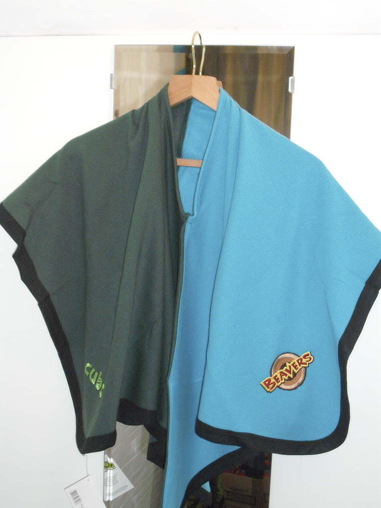 Beaver and Cub combined Poncho